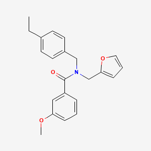 N-(4-ethylbenzyl)-N-(furan-2-ylmethyl)-3-methoxybenzamide