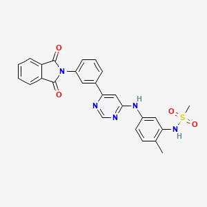 molecular formula C26H21N5O4S B1139231 Cdk9-IN-1 CAS No. 1415559-43-1