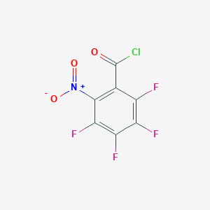 molecular formula C7ClF4NO3 B1139238 2,3,4,5-Tetrafluoro-6-nitro-benzoyl chloride CAS No. 103772-10-7