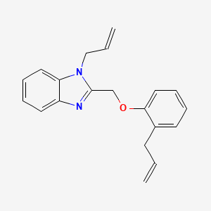 1-(prop-2-en-1-yl)-2-{[2-(prop-2-en-1-yl)phenoxy]methyl}-1H-benzimidazole