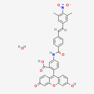 molecular formula C37H28N2O9 B1139249 Flu-DNB CAS No. 1160555-05-4