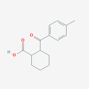 molecular formula C15H18O3 B1139254 2-(4-甲基苯甲酰)环己烷羧酸 CAS No. 107147-13-7