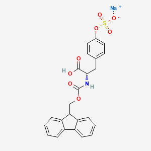 molecular formula C24H20NNaO8S B1139255 Fmoc-O-Sulfo-L-Tyrosine sodium salt CAS No. 106864-37-3