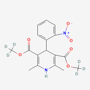molecular formula C17H12D6N2O6 B1139256 Nifedipine D6 CAS No. 1188266-14-9