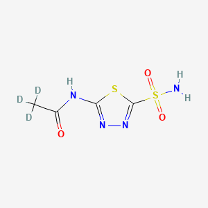 molecular formula C4H3D3N4O3S2 B1139258 Acetazolamide D3 CAS No. 1189904-01-5