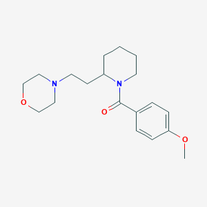 4-{2-[1-(4-Methoxybenzoyl)piperidin-2-yl]ethyl}morpholine