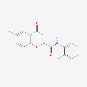 6-methyl-N-(2-methylphenyl)-4-oxo-4H-chromene-2-carboxamide