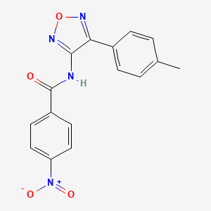 N-[4-(4-methylphenyl)-1,2,5-oxadiazol-3-yl]-4-nitrobenzamide