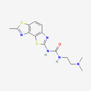 molecular formula C₁₄H₁₇N₅OS₂ B1139279 RIG-1 modulator 1 CAS No. 1428729-63-8