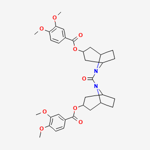 molecular formula C33H40N2O9 B1139280 Subhirsine CAS No. 85412-77-7