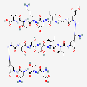 molecular formula C81H141N21O31 B1139297 Peptide M CAS No. 110652-62-5