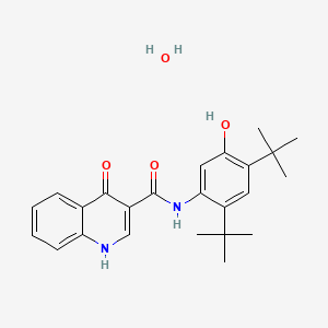 molecular formula C24H30N2O4 B1139302 Ivacaftor hydrate CAS No. 1134822-07-3
