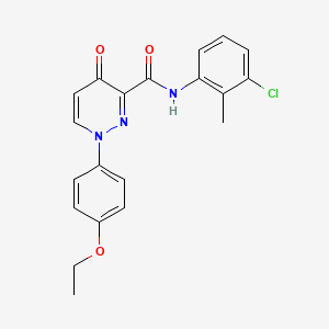 molecular formula C20H18ClN3O3 B11393022 N-(3-chloro-2-methylphenyl)-1-(4-ethoxyphenyl)-4-oxo-1,4-dihydropyridazine-3-carboxamide 