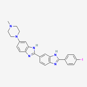 molecular formula C25H23IN6 B1139311 对碘Hoechst 33258 CAS No. 158013-43-5