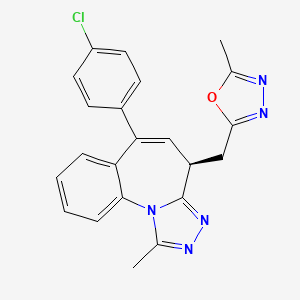 molecular formula C22H18ClN5O B1139312 Bet-bay 002 