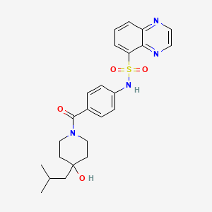 molecular formula C24H28N4O4S B1139315 Pkr-IN-2 CAS No. 1628428-01-2