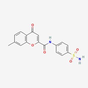 7-methyl-4-oxo-N-(4-sulfamoylphenyl)-4H-chromene-2-carboxamide