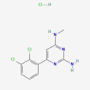 molecular formula C11H11Cl3N4 B1139317 TH287 (hydrochloride) CAS No. 1638211-05-8