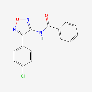 N-[4-(4-Chlorophenyl)-1,2,5-oxadiazol-3-yl]benzamide