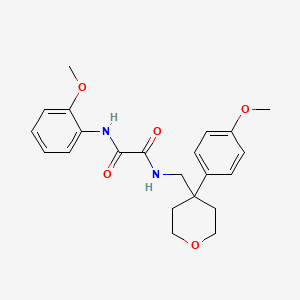 N-(2-methoxyphenyl)-N'-{[4-(4-methoxyphenyl)tetrahydro-2H-pyran-4-yl]methyl}ethanediamide