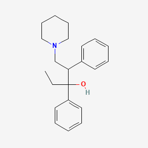 2,3-Diphenyl-1-(piperidin-1-yl)pentan-3-ol