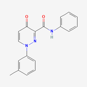 1-(3-methylphenyl)-4-oxo-N-phenyl-1,4-dihydropyridazine-3-carboxamide