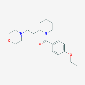 4-{2-[1-(4-Ethoxybenzoyl)piperidin-2-yl]ethyl}morpholine