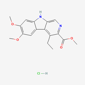molecular formula C17H18N2O4.HCl B1139349 DMCM hydrochloride CAS No. 1215833-62-7