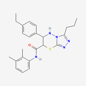 N-(2,3-dimethylphenyl)-6-(4-ethylphenyl)-3-propyl-6,7-dihydro-5H-[1,2,4]triazolo[3,4-b][1,3,4]thiadiazine-7-carboxamide