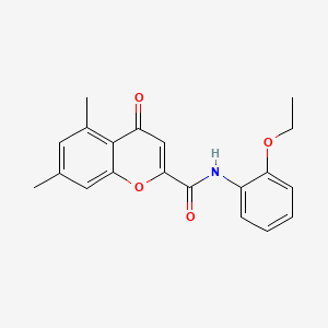 N-(2-ethoxyphenyl)-5,7-dimethyl-4-oxo-4H-chromene-2-carboxamide