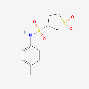 3-{[(4-Methylphenyl)amino]sulfonyl}thiolane-1,1-dione