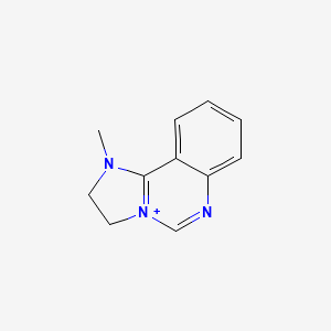 1-Methyl-2,3-dihydroimidazo[1,2-c]quinazolin-1-ium