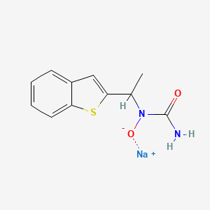 molecular formula C11H11N2NaO2S B1139380 Zileuton sodium CAS No. 118569-21-4