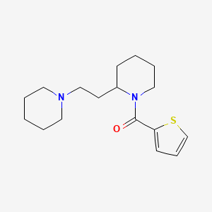 2-(2-Piperidylethyl)piperidyl 2-thienyl ketone