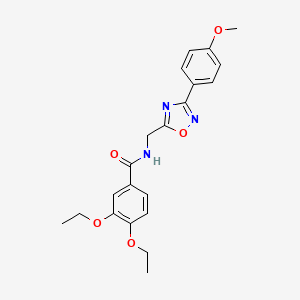 3,4-diethoxy-N-{[3-(4-methoxyphenyl)-1,2,4-oxadiazol-5-yl]methyl}benzamide