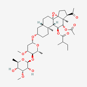 molecular formula C42H66O14 B1139391 钩藤素 H CAS No. 191729-45-0