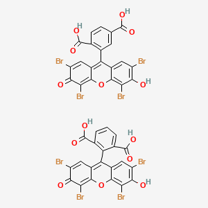 molecular formula C42H16Br8O14 B1139395 5(6)-Carboxyeosin CAS No. 107175-26-8