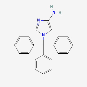 molecular formula C22H19N3 B1139400 1-trityl-1H-imidazol-4-amine CAS No. 197913-15-8