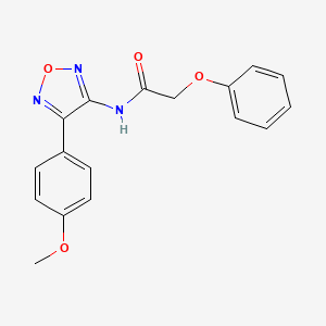 N-[4-(4-methoxyphenyl)-1,2,5-oxadiazol-3-yl]-2-phenoxyacetamide