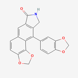 molecular formula C20H13NO5 B1139403 金盏花素衍生物 5-4-2 CAS No. 203935-39-1