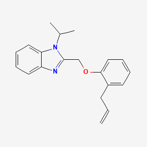 1-(propan-2-yl)-2-{[2-(prop-2-en-1-yl)phenoxy]methyl}-1H-benzimidazole