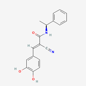 molecular formula C18H16N2O3 B1139406 酪氨酸激酶抑制剂 AG 835 CAS No. 133550-37-5