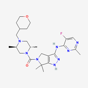 molecular formula C25H37FN8O2 B1139413 Pkc-IN-1 CAS No. 1046787-18-1
