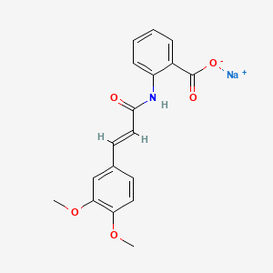 molecular formula C18H16NNaO5 B1139417 依巴司他钠 CAS No. 104931-56-8