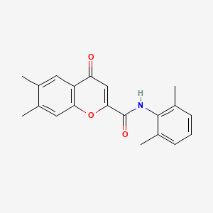 N-(2,6-dimethylphenyl)-6,7-dimethyl-4-oxo-4H-chromene-2-carboxamide