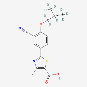 molecular formula C16H7D9N2O3S B1139438 Febuxostat D9 CAS No. 1246819-50-0