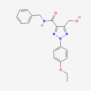 molecular formula C19H20N4O3 B11394440 N-benzyl-2-(4-ethoxyphenyl)-5-(hydroxymethyl)-2H-1,2,3-triazole-4-carboxamide 