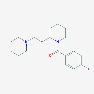 4-Fluorophenyl 2-(2-piperidylethyl)piperidyl ketone