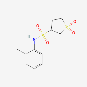 N-(2-methylphenyl)tetrahydrothiophene-3-sulfonamide 1,1-dioxide