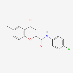 N-(4-chlorophenyl)-6-methyl-4-oxo-4H-chromene-2-carboxamide